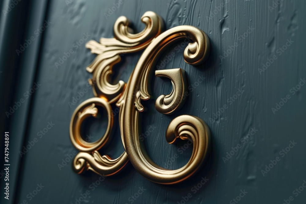 Poster close up of a door handle, suitable for various design projects