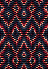 Fototapeta premium Colorful Seamless Pattern Background Illustration