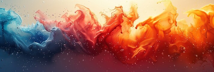 abstract background with colorful splashes created with Generative AI