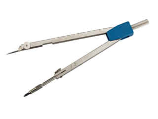 Drawing compasses for graphic design