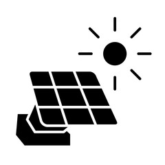 Solar cell icon