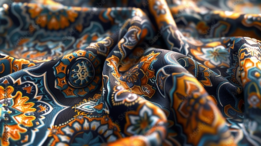 Aufkleber intricate mosaic patterns reminiscent of ancient tile work, adding a touch of timeless sophisticatio