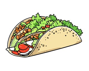 vector icon tacos