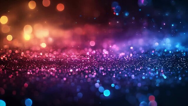 a bright backdrop decorated with brilliant bokeh lights. features bursts of bright color and dynamic bokeh, providing a visually arresting setting suitable for a variety of creative projects