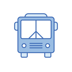 Public Transport icon vector stock illustration