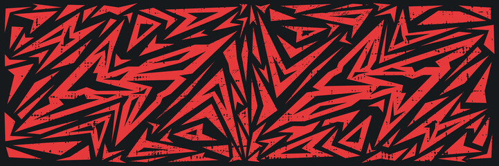 Sport abstract design background in red and black color. Sports vector backgrounds. Suitable for backdrop, poster and cover template.