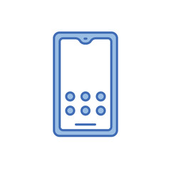 Smartphone icon vector stock illustration