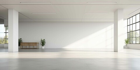 Interior of modern empty office building - Powered by Adobe