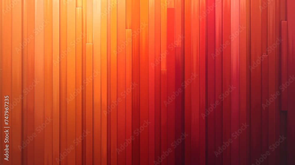 Poster striped patterns in a gradient of sunset hues, evoking a sense of warmth and tranquility.