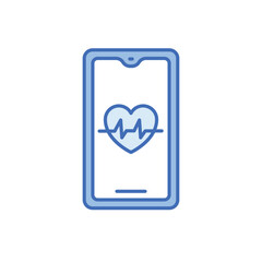 Healthcare App icon vector stock illustration
