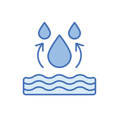Water Resource Management icon vector stock illustration