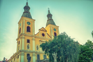 Fototapeta na wymiar St.Bernard's cistercian church in Eger,Hungary.