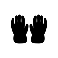 Fototapeta premium Oven mitts icon