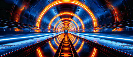 Speed and Motion in Transportation, Abstract Tunnel Vision, Night Travel and Urban Light Trails