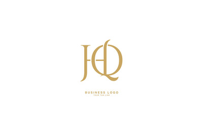 HQ, QH, H, Q, Abstract Letters Logo Monogram