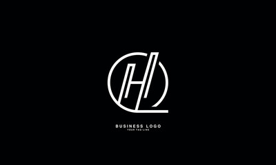 HQ, QH, H, Q, Abstract Letters Logo Monogram