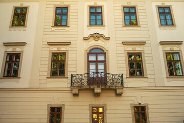 Historical building in the city of Eger,Hungary