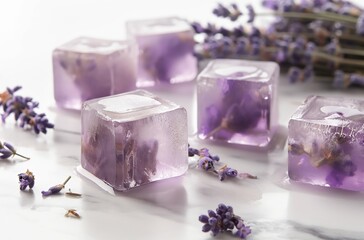 Elegant lavender ice