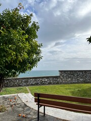 Sea garden in Greece