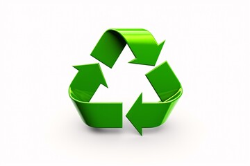 Obraz premium a green recycle symbol