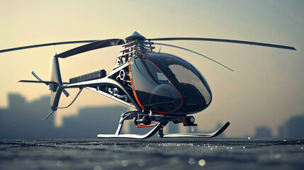 Self piloting helicopter