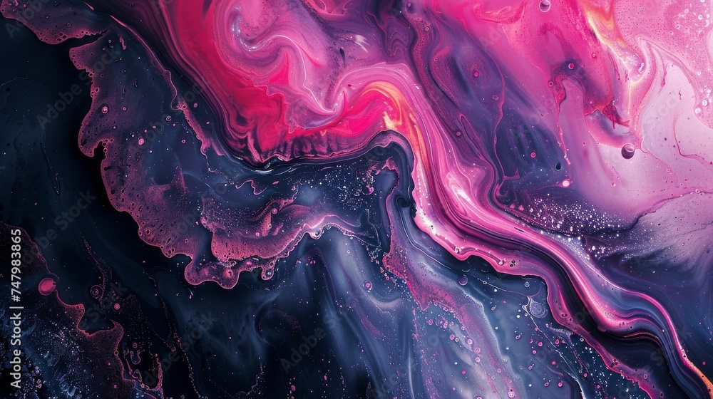 Aufkleber capturing the sensation of falling in love with abstract patterns.