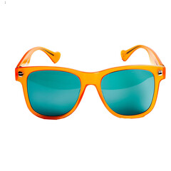 Orange sun glasses isolated