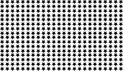 Black Stars Seamless Pattern Vector