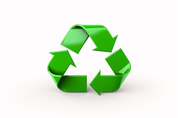 Obraz premium a green recycle symbol