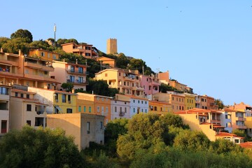 Posada town in Sardinia, Italy