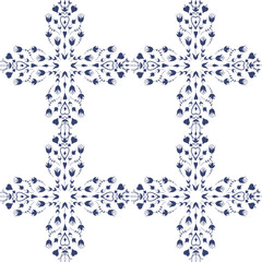 abstract floral pattern drawn in vector, print for fabric