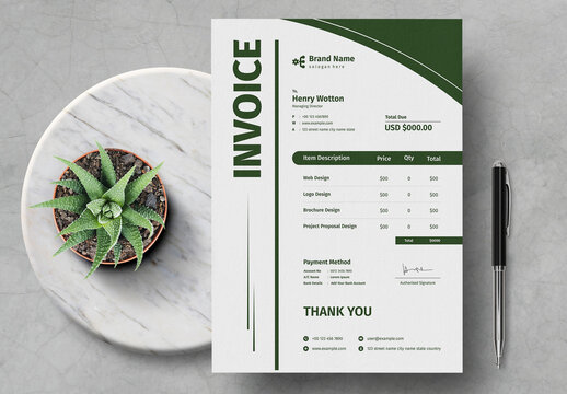 Invoice Payment Layout