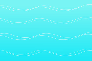 blue summer sea wave background concept. vector illustration