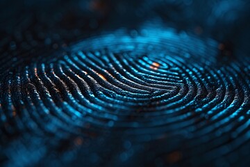a close up of a fingerprint