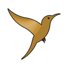 Obraz premium Beautiful bird icon