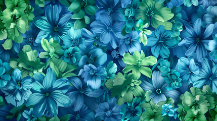 Texture background pattern fabric blue with green