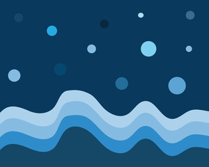 background with waves