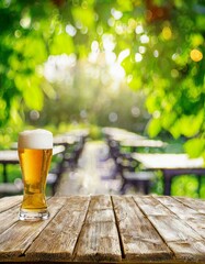 Gem&uuml;tlicher Biergarten