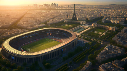 Olympic Games in Paris. Generative AI - obrazy, fototapety, plakaty