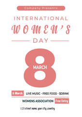 Women's Day Flyer Template