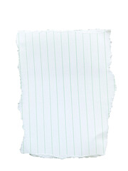 Ripped Paper note memo grid vintage scrapbook high quality isolated	

