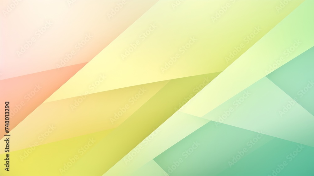 Poster Modern and soft design with a pastel gradient background featuring diagonal lines
