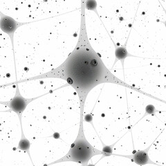 white neuronal network as a seamless Tile pattern, ai generated