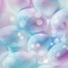 Seamless pattern with water drops on the stones. Vector illustration.