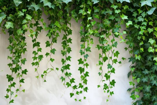 Transforming walls into a lush haven, each surface adorned with the delicate beauty of ivy leaves © Irfanan
