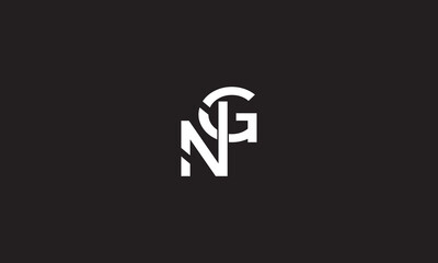 Obraz premium NG, GN , G , N , Abstract Letters Logo Monogram