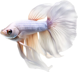Fototapeta premium Siam betta fish, Watercolor painting of Siam betta fish.