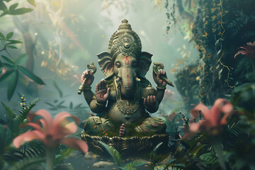 the Indian god Ganesha
