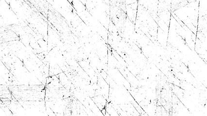 Dust overlay textured. Grain noise particles. Rusted white effect. Grunge design elements. Black paint splatter isolated on white background. Vector illustration