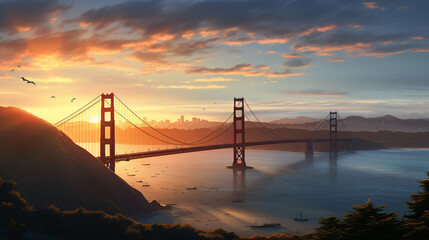 Golden Gate Bridge City.